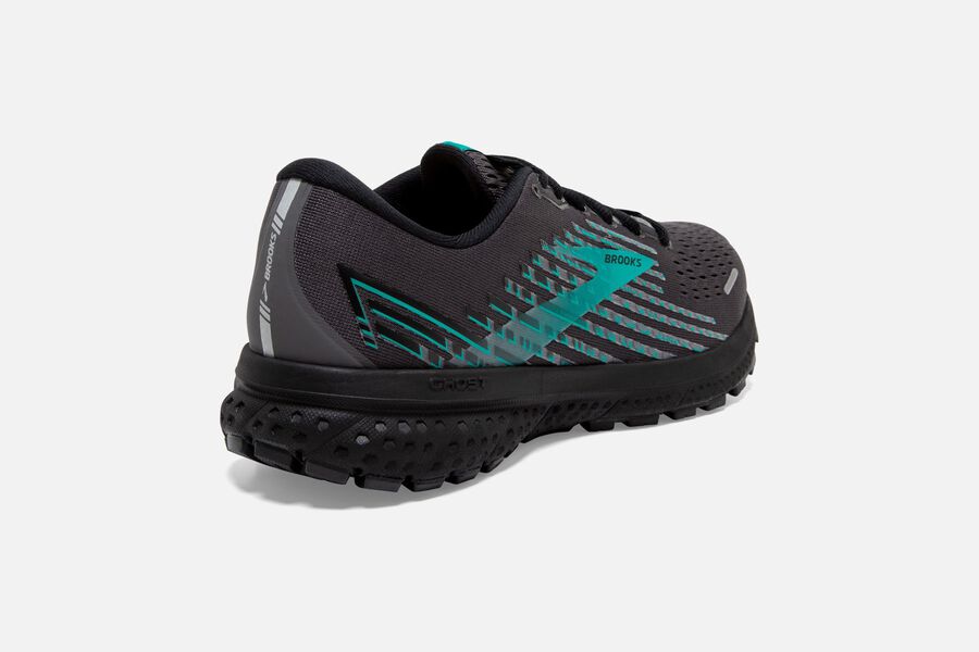 Brooks Ghost 13 GTX Road Running Shoes Womens - Black - YKZRX-8465